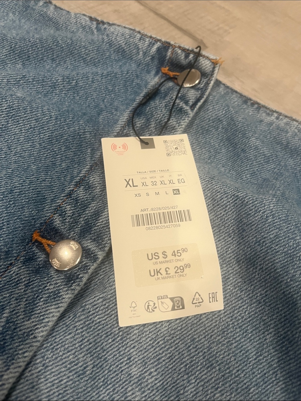 ✨Zara Denim Skirt✨ - Picture 5 of 10
